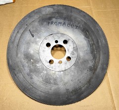 10.5in Diameter Cold saw Blade 40mm Arbor Hole 250 Teeth 216mm 9-1/2 inch 275mm