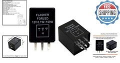 LED Flasher Relay EP29N – Nickel-Plated, No Modifications Needed for Rapid Flash
