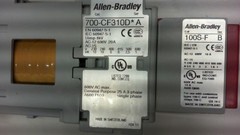 Allen-Bradley 700-CF310D Series A Control Relay w/ 100S-F Safety Contactor, Used