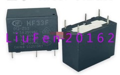 8pcs used HF33F 012-ZS3 Relay 12V 5A 5 pin