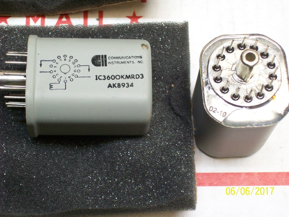 (1) NEW COMMUNICATION INSTRUMENTS RELAY IC3600KMRD3