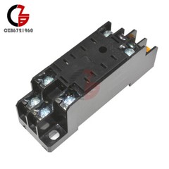 PYF08A Base Copper Relay Socket DC 12V 24V for 8Pin Relay H3Y-2 MY2NJ HH52P ST6P