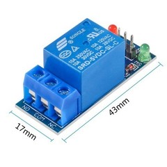 DC 5V 1 Channel Relay Module Interface Board Shield Low Lev Size: 5V 1-CHANNEL