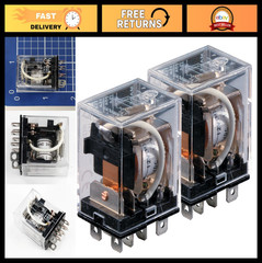 Pack of 2 General Purpose Relays – 24VAC, 53.8mA at 50Hz, 46mA at 60Hz