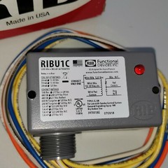 New Functional Devices RIBU1C RIB 10A SPDT 10-30 VAC/DC/120 VAC Enclosed Relay