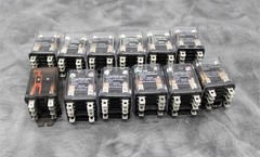 x12 TE Potter & Brumfield KUHP-11D51-24 Relays .75 HP 20A 24VDC 120VAC