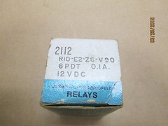 NEW OTHER, POTTER & BRUMFIELD R10-EZ-Z6-V90, 6PDT RELAY, 12 V DC COIL.