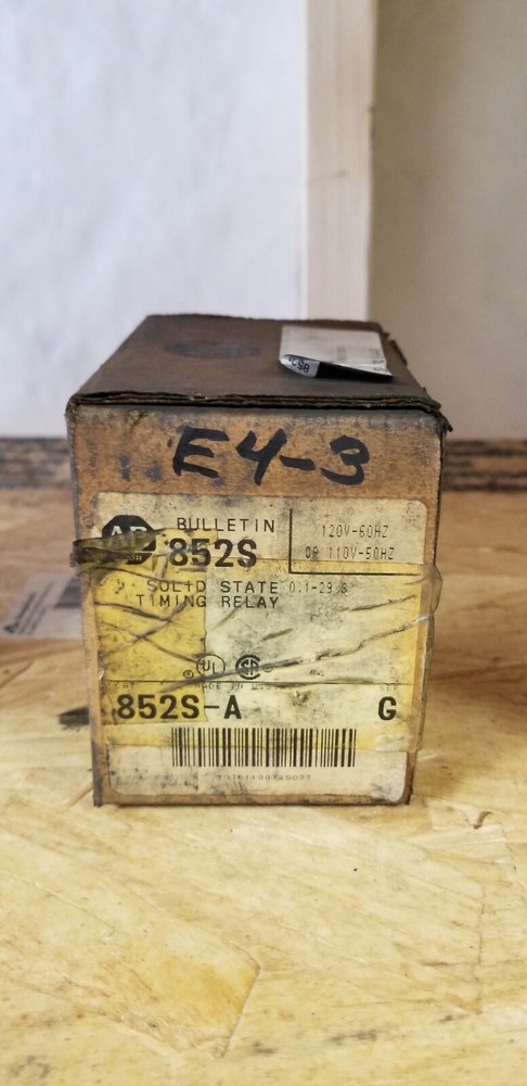 ALLEN BRADLEY SOLID STATE TIMER 852S-A SER G