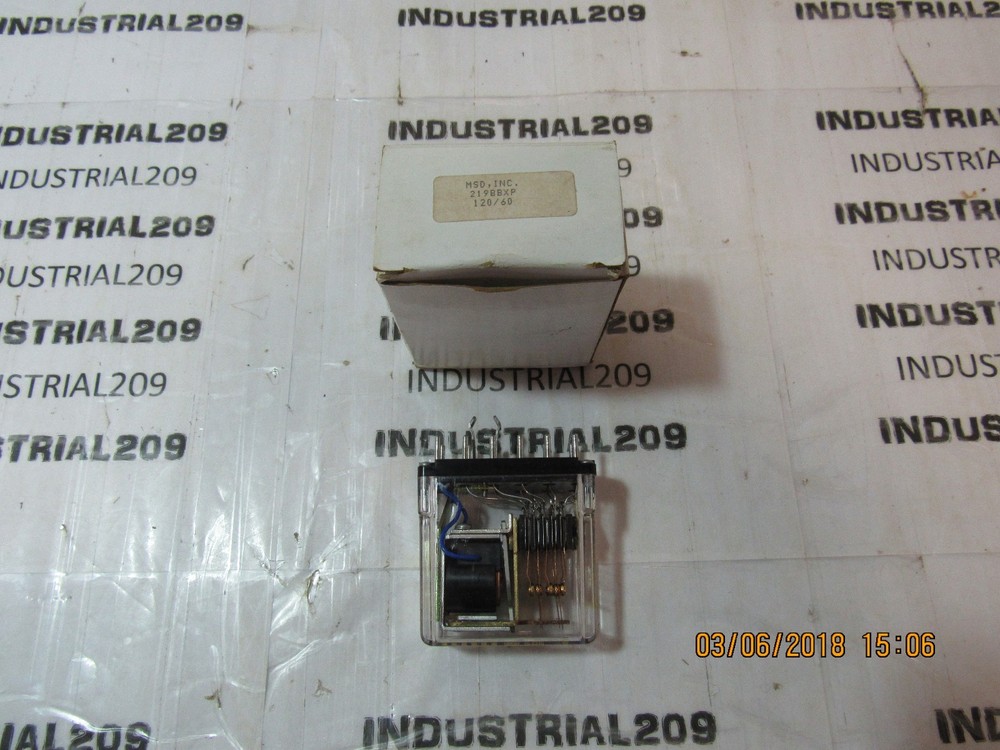 MSD INC RELAY 219BBXP 120V NEW