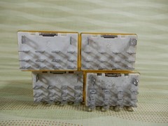 IDEC RH4B-U 4PDT Relays Qty 4 120VAC Coils BX