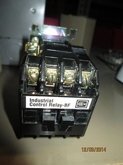 CUTLER HAMMER BF40F NEW, 4 POLE, 4 NO, ZERO NC, 10 AMP, 120 VOLT.