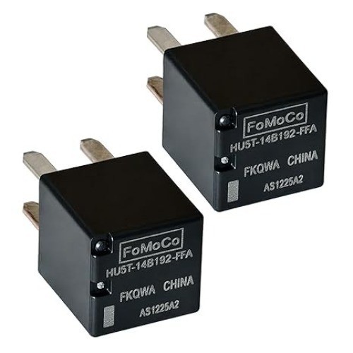 2Pcs 12VDC 20A Automotive Relay 4Pins