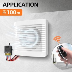 Wireless Remote Switch, DC 12-72V/30AR Relay, Wireless RF Switch for All…