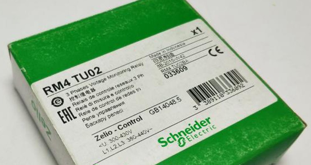 SCHNEIDER RM4TU02 3-phase Control Relay NEW