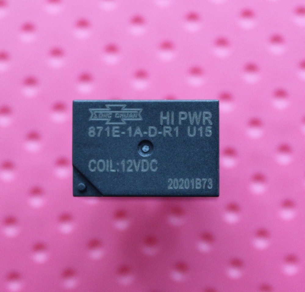 5pcs 871E-1A-D-R1 U15 12VDC Power Relay 4Pins New