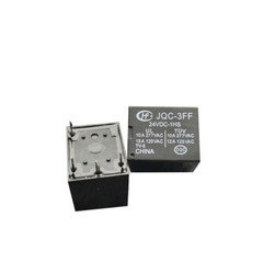 2PCS JQC-3FF 24VDC-1HS 4 Pins Contacts Relay