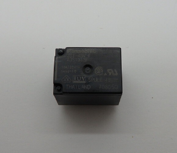 Panasonic 10A 48VDC SPDT-NO General Purpose Relay JS1-48V-F