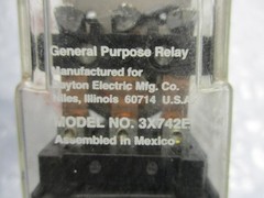 DAYTON ELECTRIC 3X742E RELAY LOT OF 2 NSNP