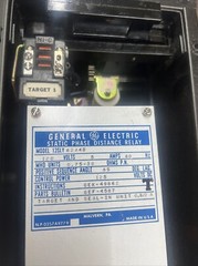 GE 12SLY82A4D Static Phase Distance Relay 120V 5A MHO Units 0.75-30 Ohms