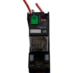 Schneider Electric RXZE2S108M Socket & RXM2AB2BD Relay 24VDC 12A 2C/O