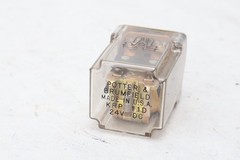 Potter Brumfield KRP 11D 24VDC Octal Plug-In Relay Clear Cover USA