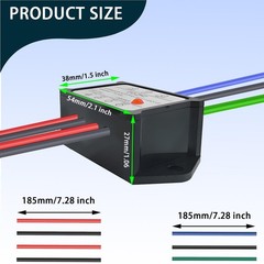 Groovely 12V DC Relay Module,Forward and Reverse Relay Module,with Waterproof DP