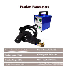 350W Digital Tire Regroover Tire Rubber Engraving Machi Truck Car Tyres Grooving