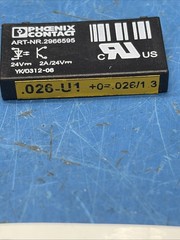 (2) Phoenix Contact 2966595 Solid State Relay 24VDC NNB Fast Shipping + Warranty