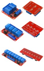 5V 12V 24V 1-2-4-6-8 Channel Relay High Low Level Optocoupler Module For PI