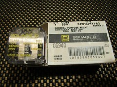 SQUARE D 8501 KPD13P14V63 Series D Relay 3PDT