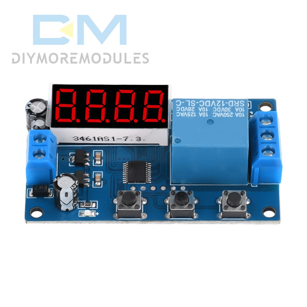 DC 12V LED Digital Delay Timer Control Switch Relay Module PLC Automation