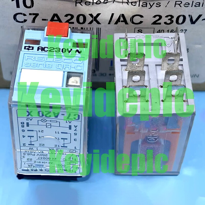 1PC C7-A20X AC230V 10A 12VDC Power Relay 8Pins #ke