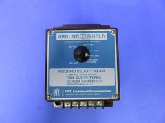 ITE GROUND FAULT RELAY 202C2261 TIME CURVE TYPE C 200-2000A PRIMARY TRIP 120V 90