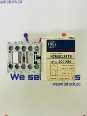 GE MCRA013ATN Auxiliary Control Relay 100034 20A