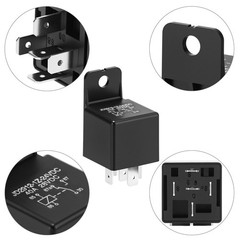 5 Pack 24V 40A 5 Pin SPDT Automotive Relays JD2912 Power Starter Light Relay Kit