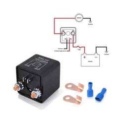 High Current 4 Pin DC 12V 200A Relay Split Switch for Car Truck Motor Motorcycle
