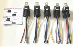 LiuBaiWuQuStars12V 40A Automotive Relay Kit, 5 pin Automotive Relay，with Inte…