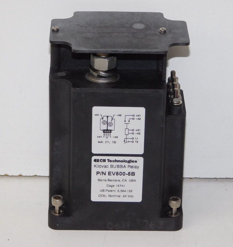 New Tyco Electronics TE EV500-5B Kilovac Bubba Relay Module 24VDC Unit Made USA