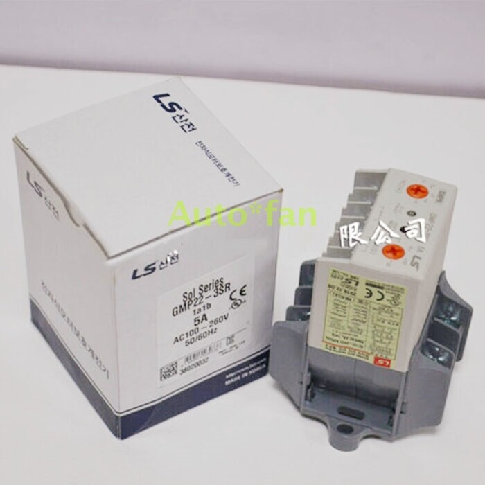 1 Pc. New Thermal overload relay GMP22-3SR 1A1B 5A AC100-260V