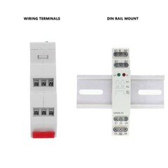 GRM8-02 Electronic Impulse Relay Latching Relay Memory Relay AC/DC 12V-240V