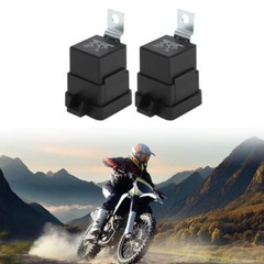 5 Pins 12V 80A Auto Relay Multi Purpose Waterproof Car Relay 2 Pcs