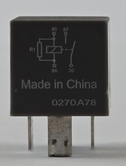 4 Pin Relay 0270A78 12V SPST Automotive General Purpose Diode Protected New
