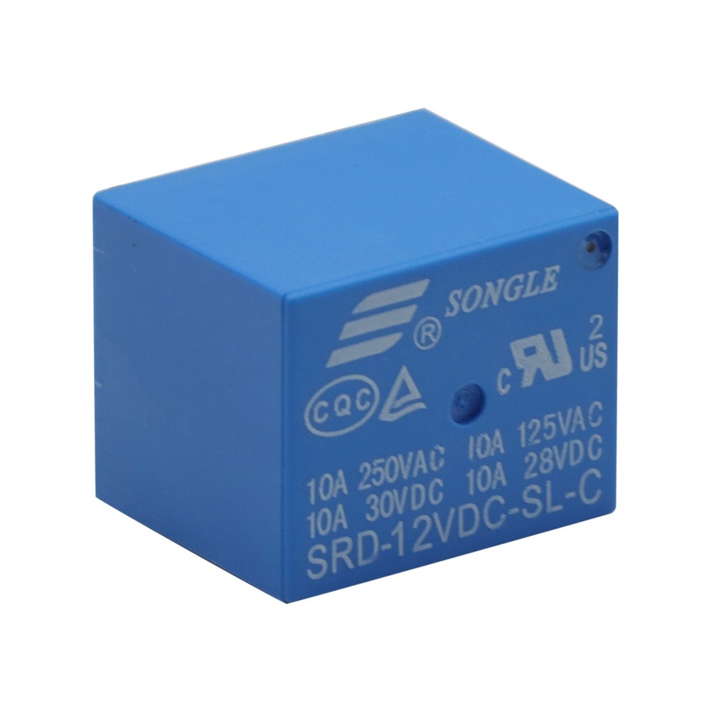 Lots of Blue 10A 5 pins SONGLE SRD PCB power Relay SRD-12VDC-SL-C B13