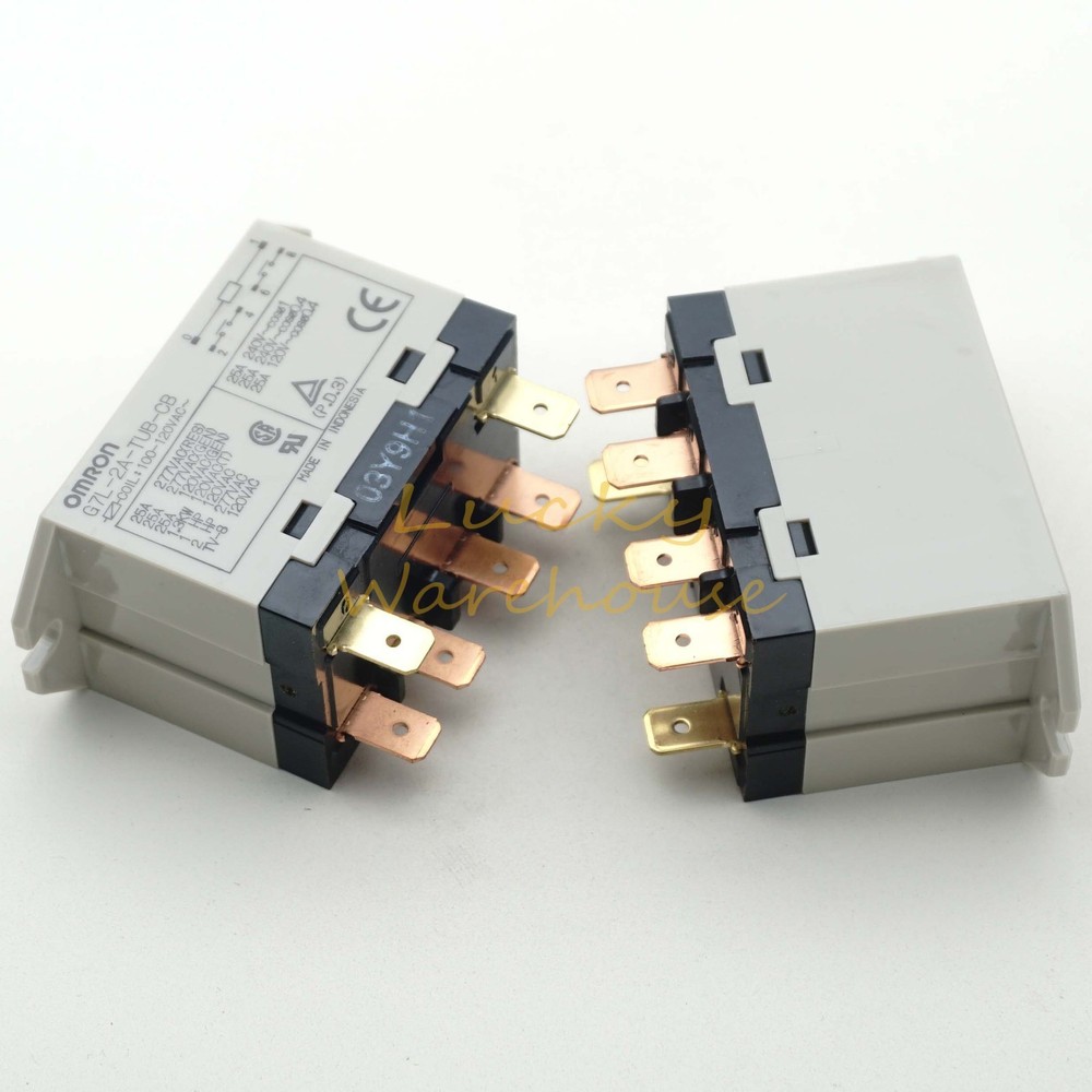 OMRON G7L-2A-TUB-CB 100-120VAC Power Relay 6 Pins 25Ax 1PC NEW~