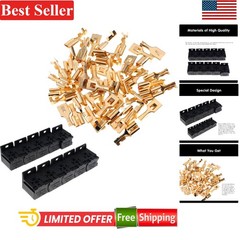 Car Relay Base Holders Kit 30-80A 5 Pin Sockets with 0.2 in Terminals for Mos…
