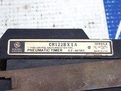 General Electric CR122BX1A Pneumatic Timer Relay 0.2-60 SEC