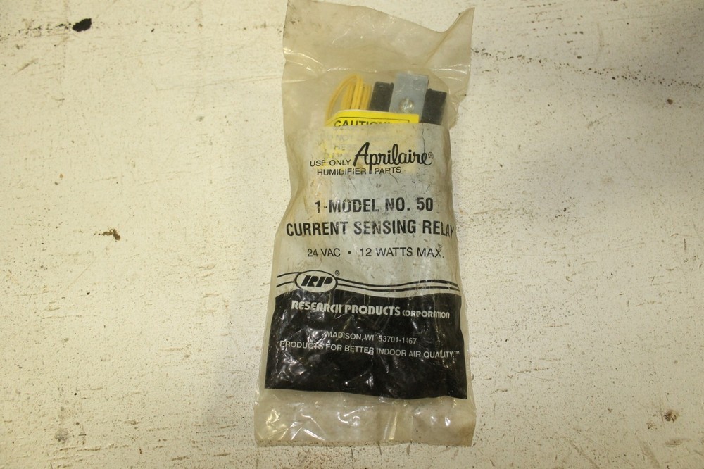 NEW IN PACKAGE APRILAIRE CURRENT SENSING RELAY MODEL NO. 50