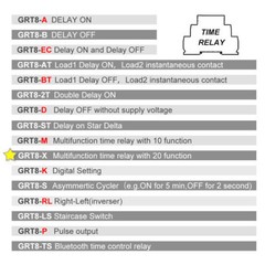 GEYA Memory Relay Electronic Latching Relay Impulse Step Relay 16A AC/DC12V-240V