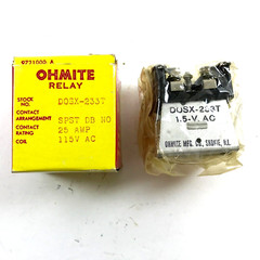 Ohmite DOSX-233T General Purpose Relay 25 amps 115 V AC Vintage