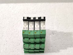 4x Phoenix 2967837 PLC-BSC-24DC Relay Socket Base + Relay 2961341